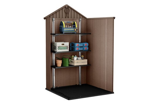 Darwin Shed 6x4ft - Brown