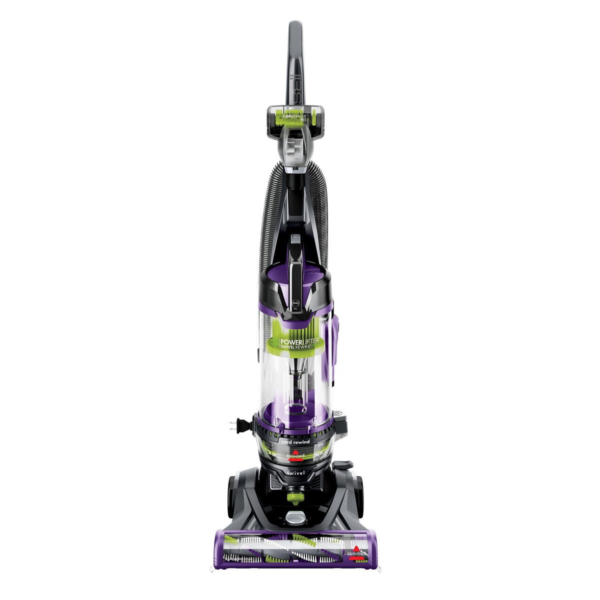 BISSELL PowerLifter Pet Rewind with Swivel Bagless Upright Vacuum, 2259
