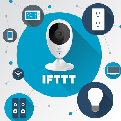 Mini O 720p HD Wi-Fi Smart Home Video Monitoring Security Surveillance Camera