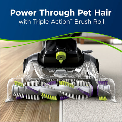 BISSELL PowerLifter Pet Rewind with Swivel Bagless Upright Vacuum, 2259