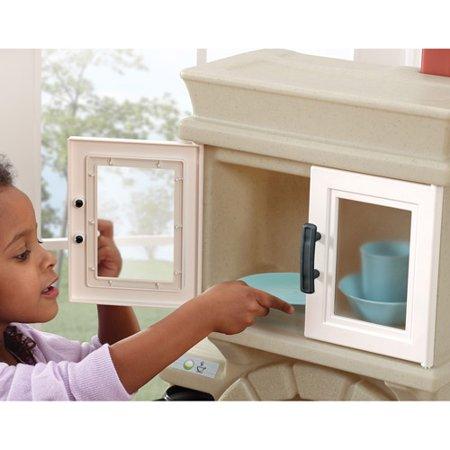 Home Kitchen Kitchen Play Set with Toy Coffee Maker and Play Food Accessories