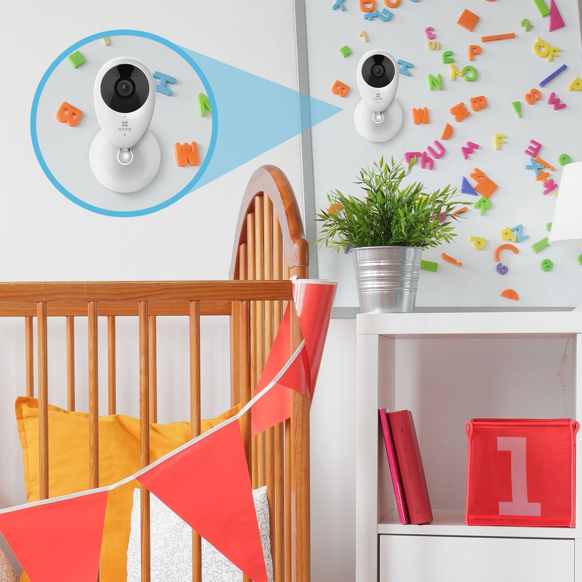 Mini O 720p HD Wi-Fi Smart Home Video Monitoring Security Surveillance Camera