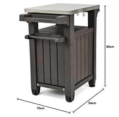 Keter Garden Kitchen and Food Station - Grey