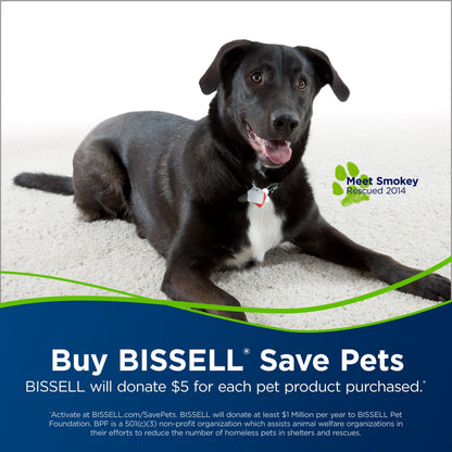 BISSELL PowerLifter Pet Rewind with Swivel Bagless Upright Vacuum, 2259