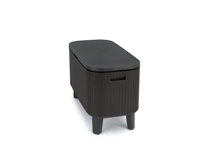 Keter Bevy BAR Cocktail Table, Polypropylene, Anthracite Grey