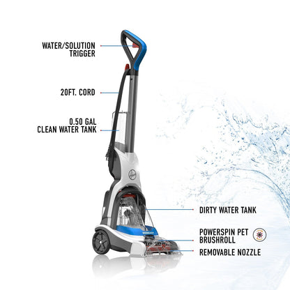 Hoover Power Dash Pet Carpet Cleaner, FH50700