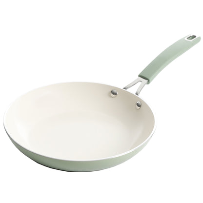 The Clara 17-Piece Classic Belly Aluminum Cookware Combo Set, Mint